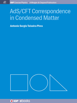 cover image of AdS/CFT Correspondence in Condensed Matter